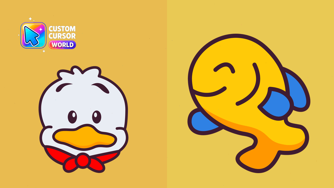 Cursor pack preview: Custom Pekkle Cursor Pack for Web Browsers