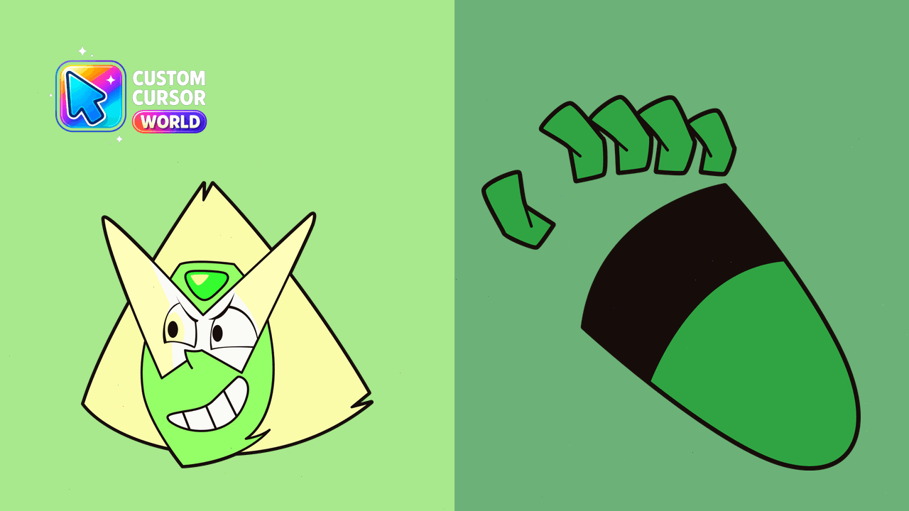Cursor pack preview: Peridot Custom Cursor Pack