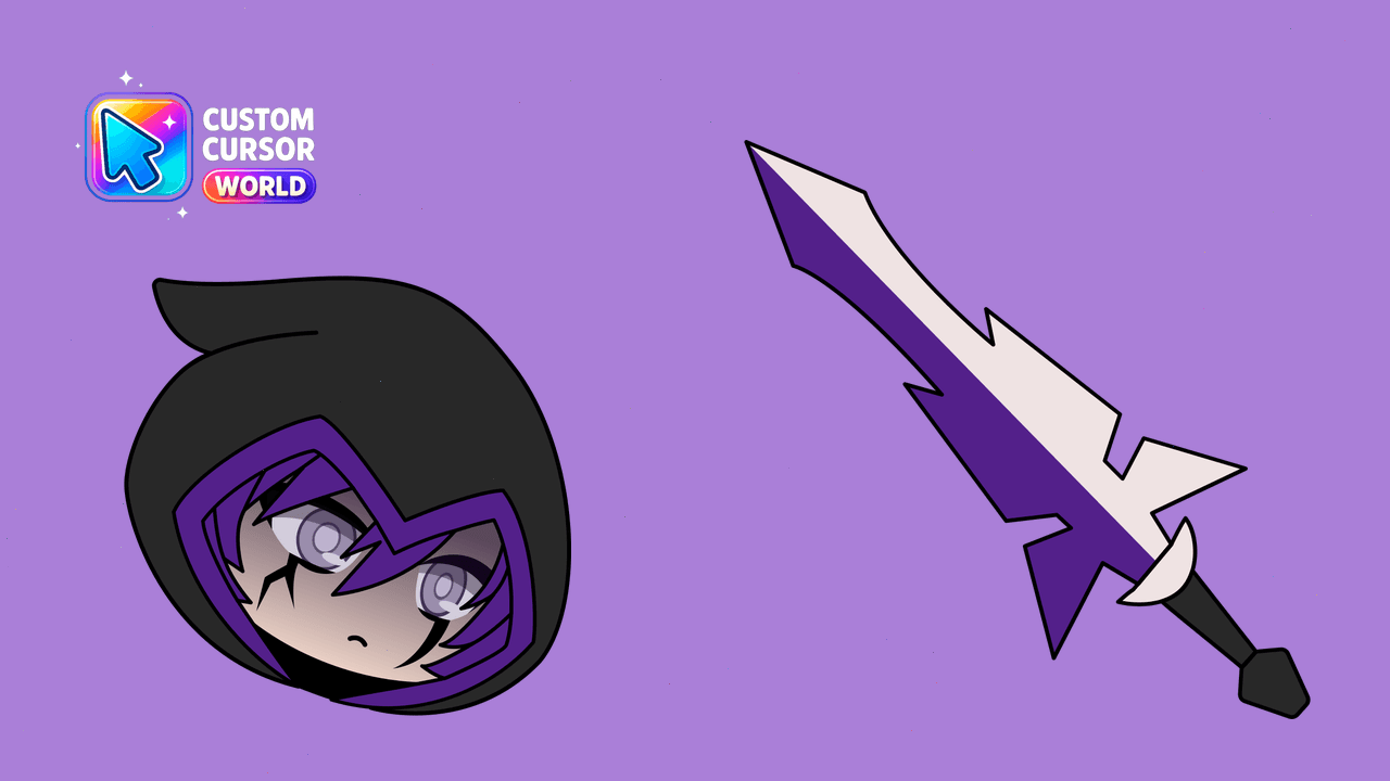 Cursor pack preview: Phantom Gacha Life Custom Cursor Pack for Chrome and Edge