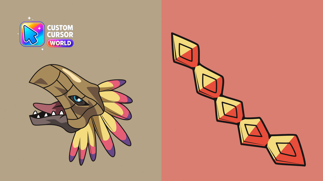 Cursor pack preview: Phoenixmon Fire Cursor Pack