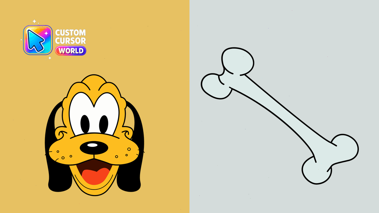 Cursor pack preview: Pluto Custom Cursor for Browsers