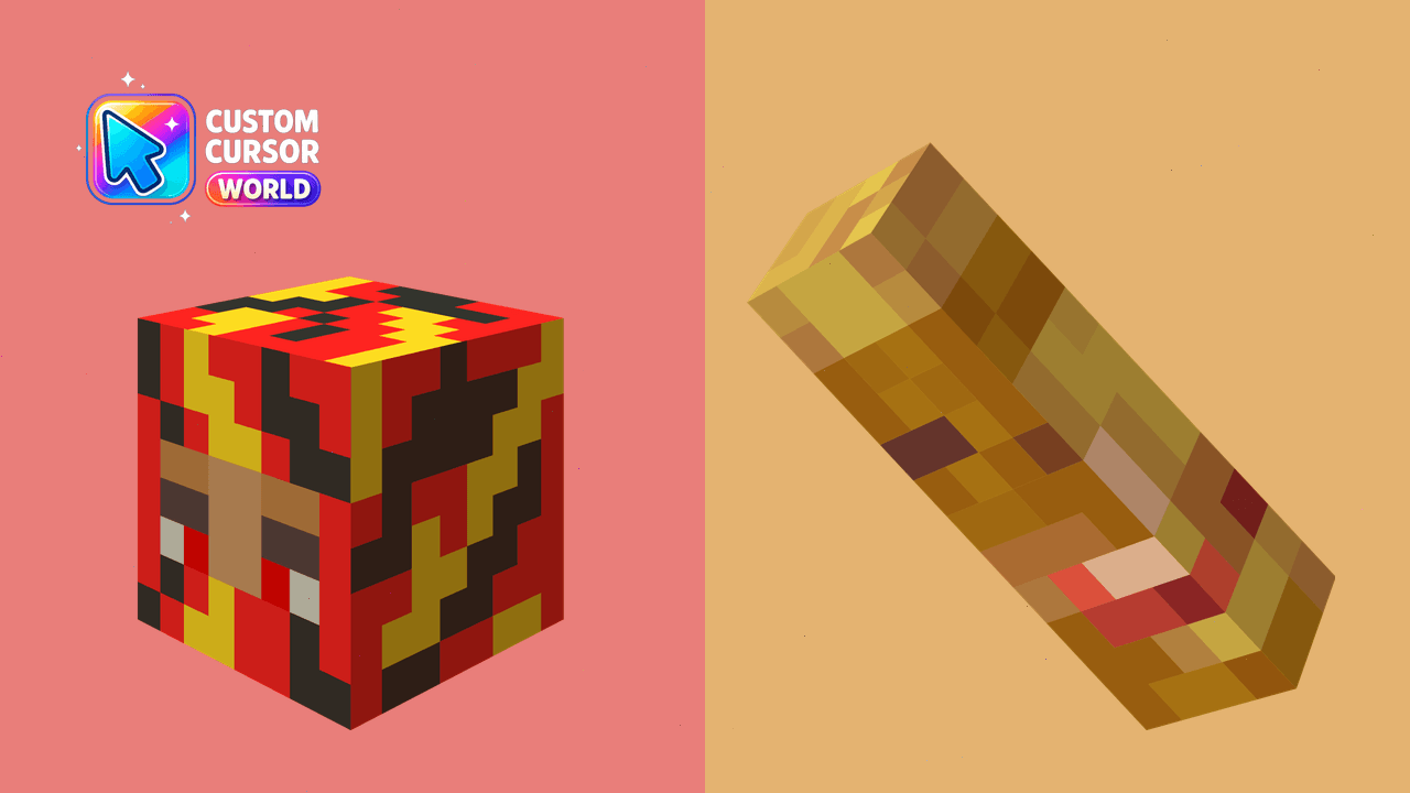 Cursor pack preview: Ponk Minecraft Cursor Pack