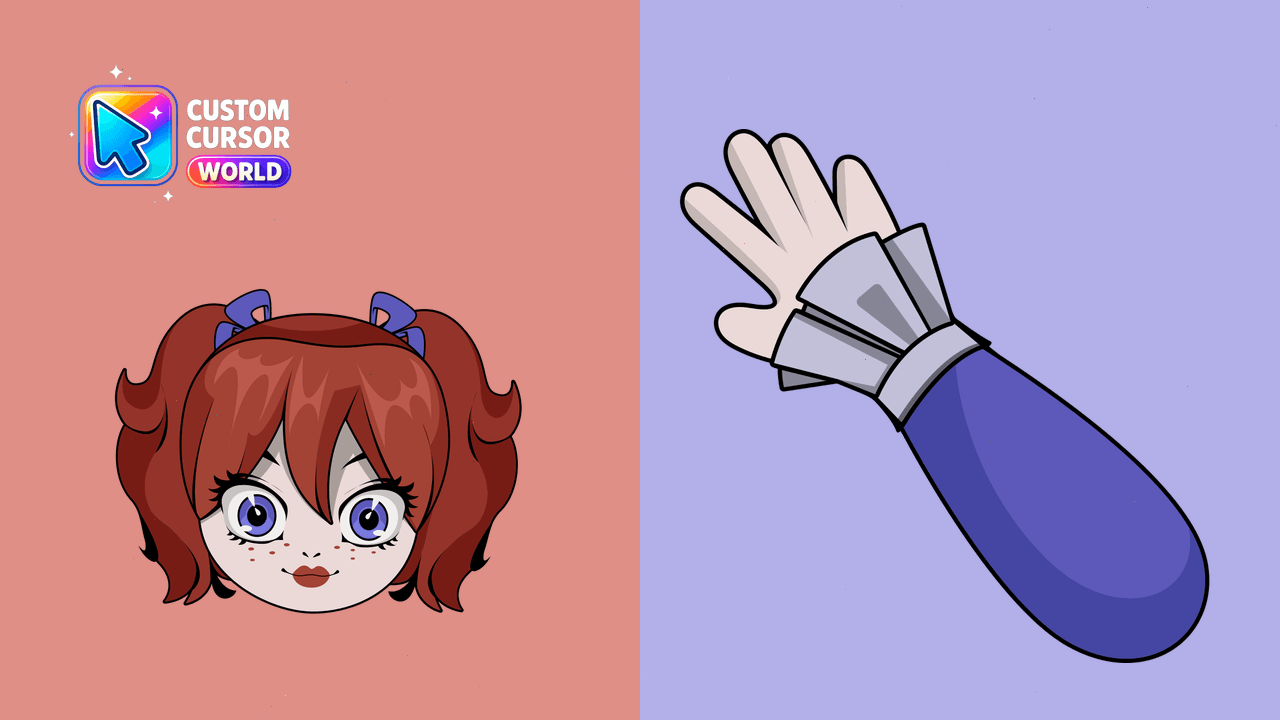 Cursor pack preview: Custom Poppy Playtime Cursor Pack for Chrome & Edge