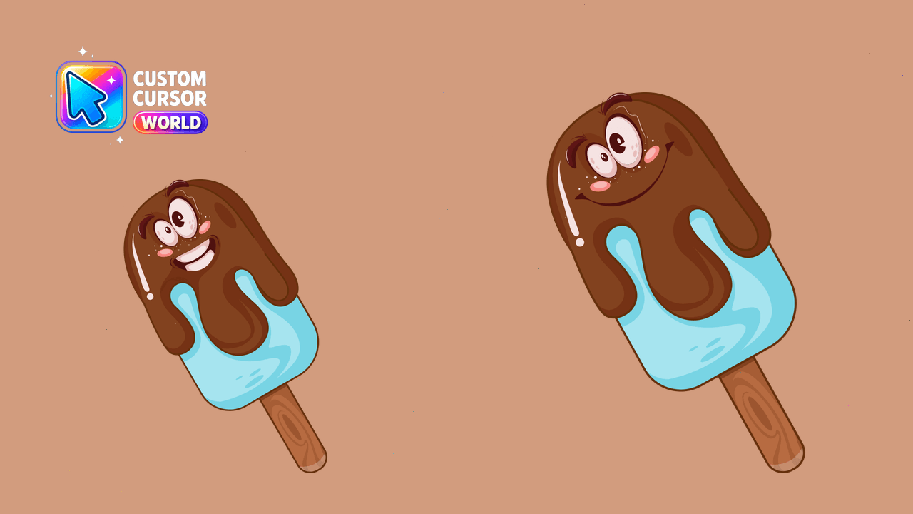 Cursor pack preview: Custom Cursor Pack - Popsicle Ice Cream