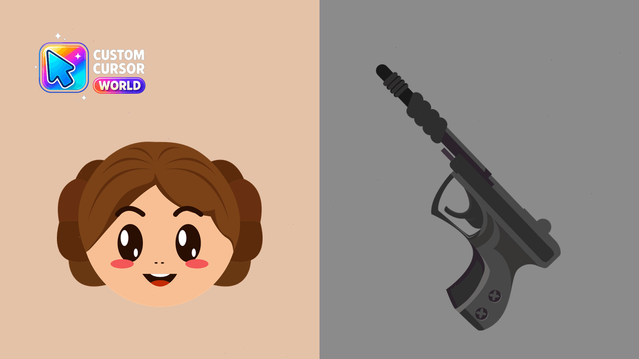 Cursor pack preview: Princess Leia Cursor Pack
