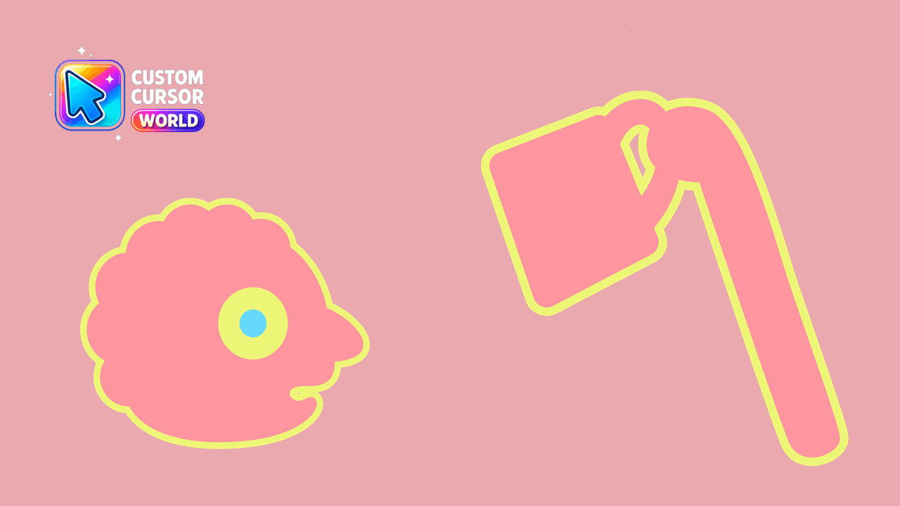 Cursor pack preview: Prismo Cursor Pack - Whimsical Cosmic Explorer