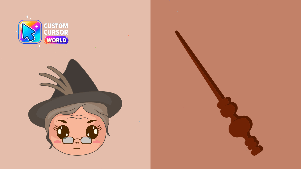 Cursor pack preview: McGonagall Magic Wand Cursor Pack