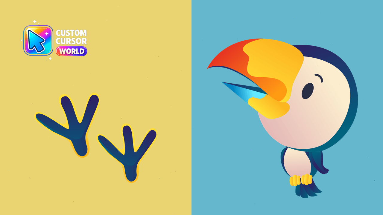 Cursor pack preview: Cute Bird Cursor Pack
