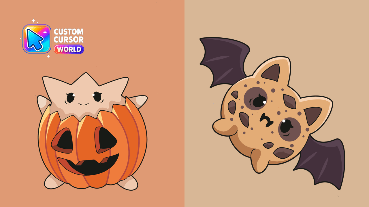 Cursor pack preview: Custom Pumpkin Cursor Pack for Halloween Enthusiasts