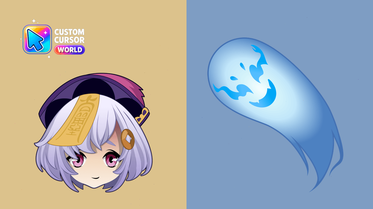 Cursor pack preview: Qiqi Custom Cursor Pack for Chrome and Edge