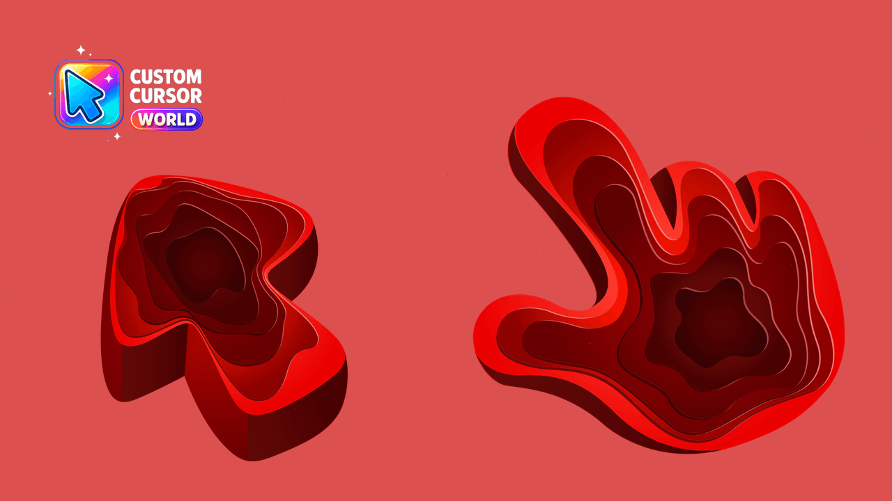 Cursor pack preview: Custom Cursor Pack - Quarry Texture for Chrome & Edge