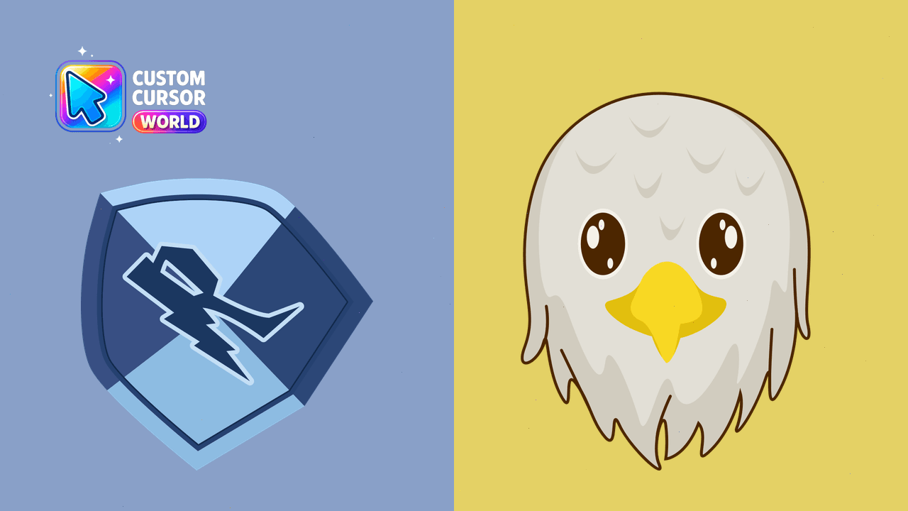 Cursor pack preview: Ravenclaw Crest Custom Cursor for Chrome