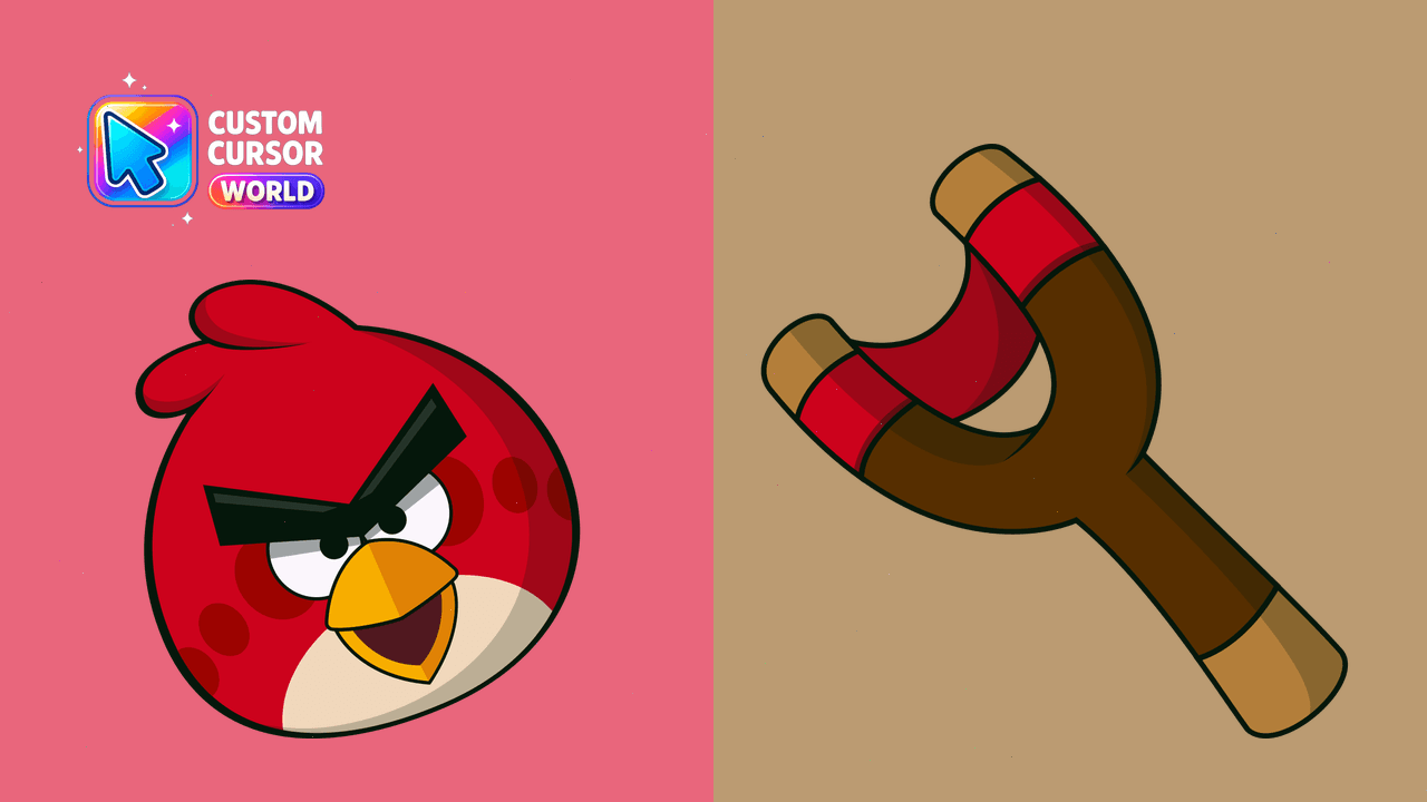 Cursor pack preview: Red J Bird Custom Cursor Pack