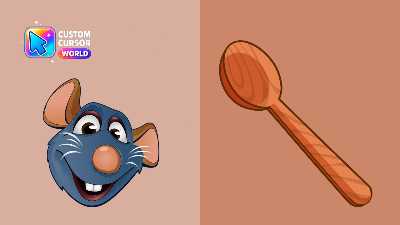 Cursor pack preview: Remy Custom Cursor Pack - Cooking Mouse Pointers