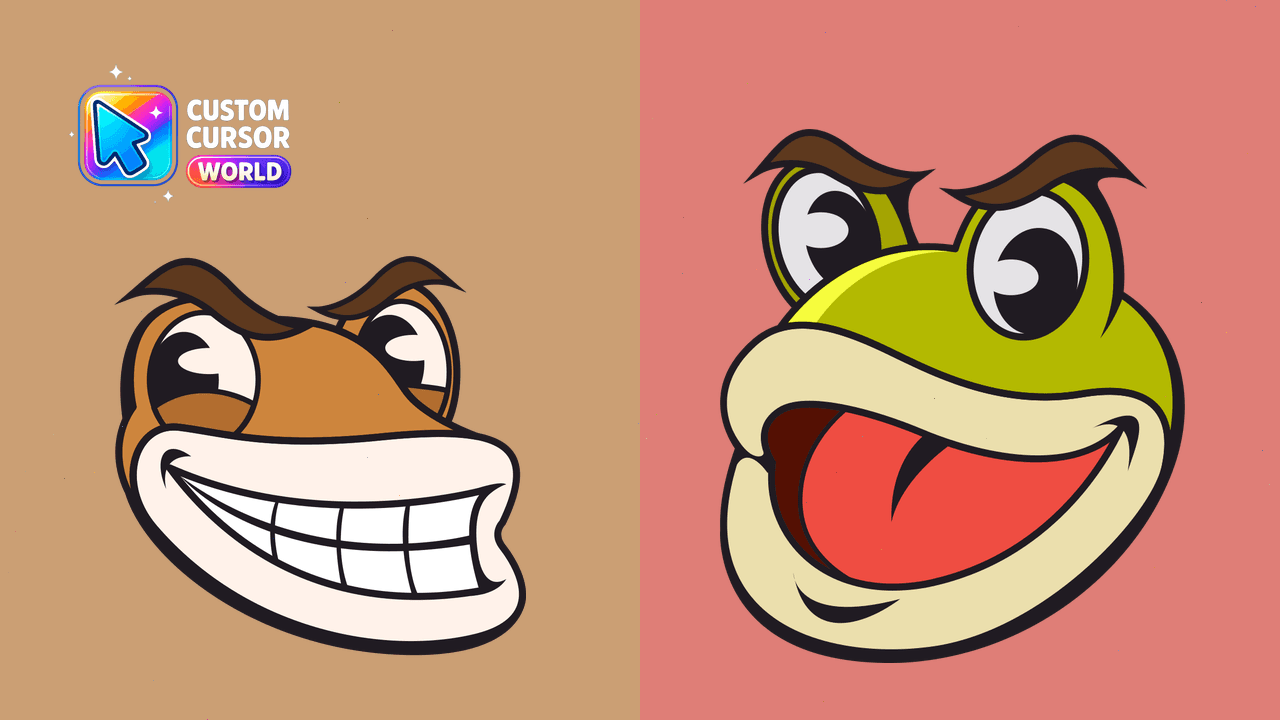 Cursor pack preview: Custom Ribby & Croaks Cursor Pack