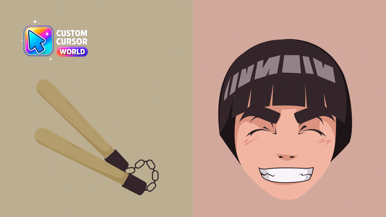 Cursor pack preview: Rock Lee Custom Cursor Pack