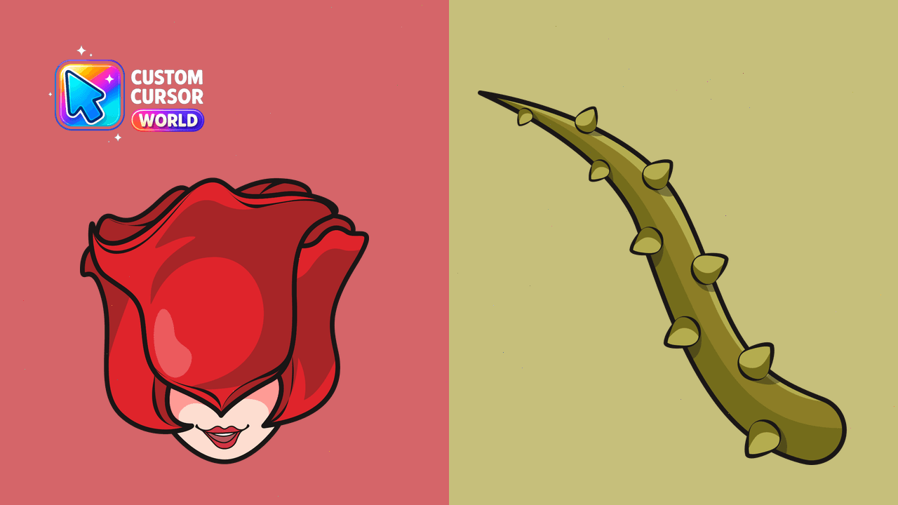 Cursor pack preview: Rosemon Custom Cursor Pack for Chrome & Edge