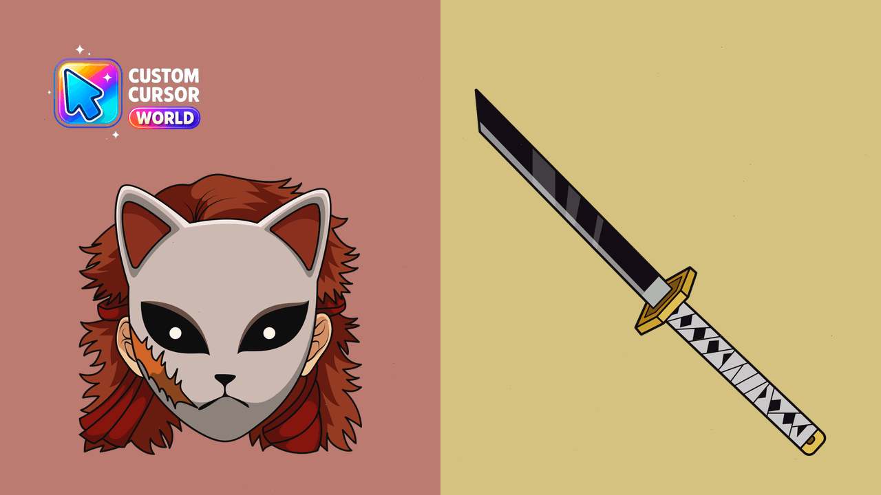 Cursor pack preview: Sabito Cursor Pack - Dynamic Anime-inspired Custom Cursors
