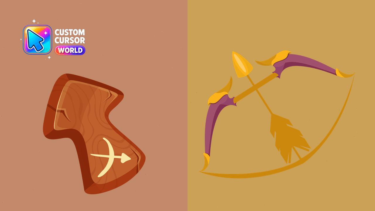 Cursor pack preview: Sagittarius Custom Cursor Pack for Chrome