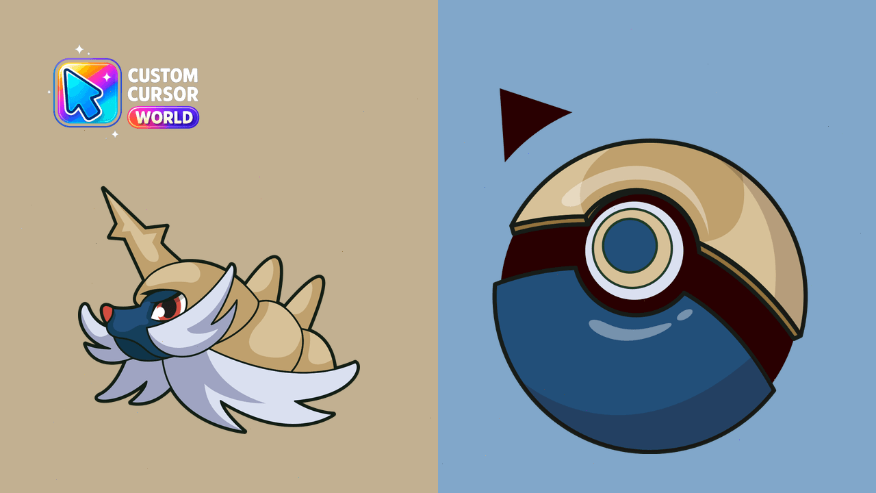 Cursor pack preview: Custom Samurott Cursor Pack