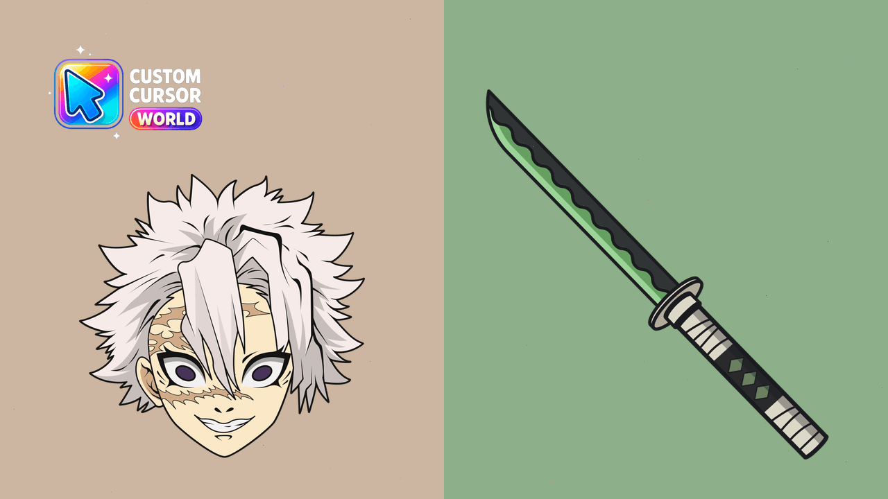 Cursor pack preview: Sanemi Shinazugawa Cursor Pack