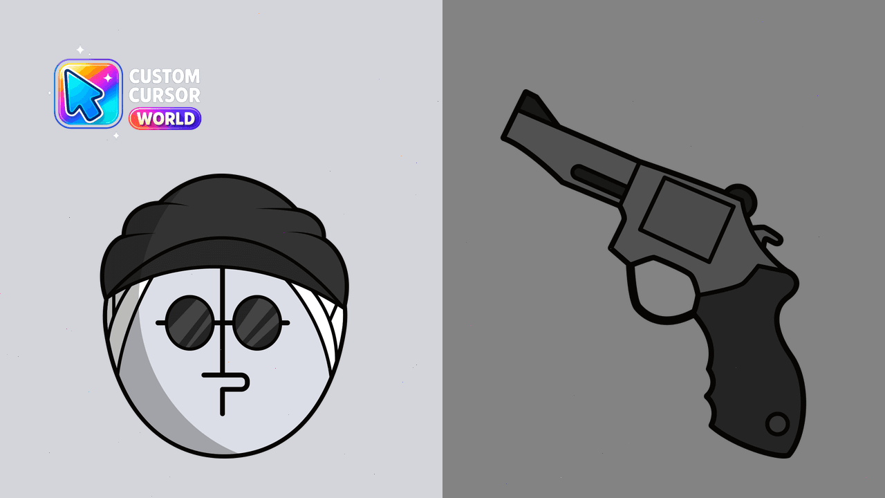 Cursor pack preview: Sanford Custom Cursor Pack for Madness Combat Series