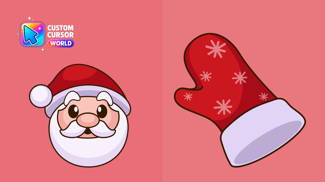 Cursor pack preview: Santa's Cursor Pack - Holiday Edition