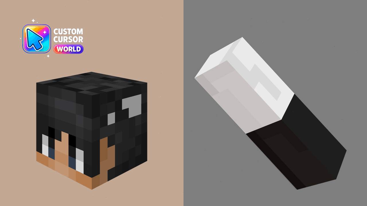 Cursor pack preview: Sapnap Minecraft Cursor Pack for Chrome & Edge