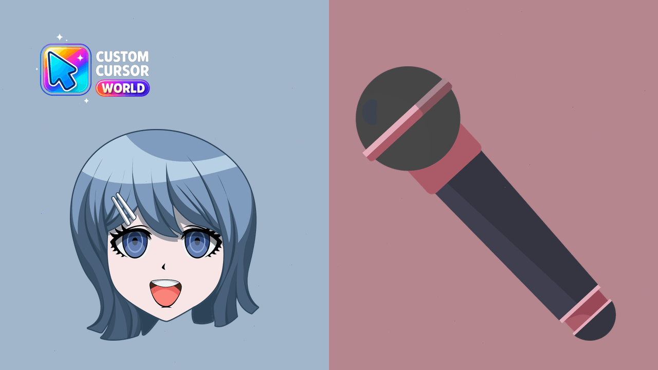 Cursor pack preview: Sayaka Maizono Custom Cursor Pack