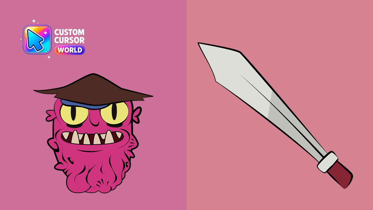 Cursor pack preview: Custom Cursor Pack - Scary Terry for Chrome & Edge