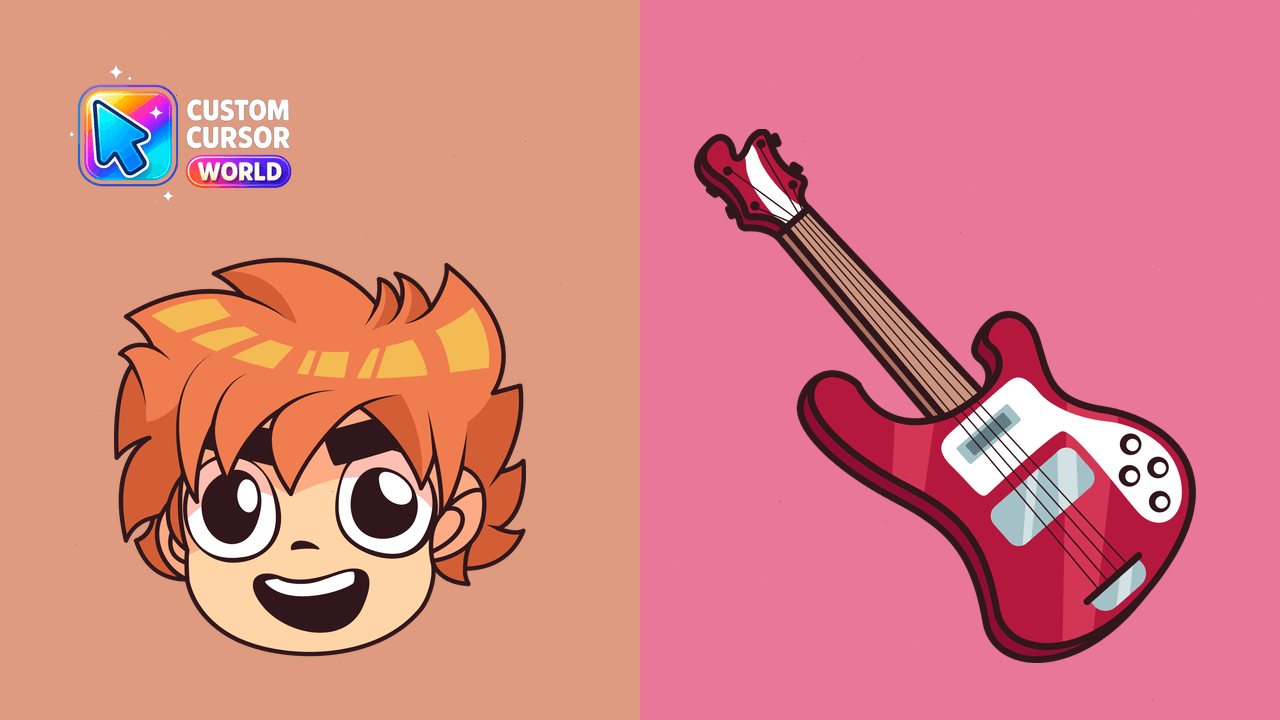 Cursor pack preview: Scott Pilgrim Custom Cursor Pack