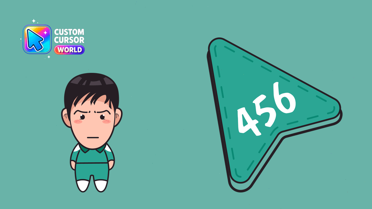 Cursor pack preview: Custom Cursor Seong Gi-hun for Chrome and Edge