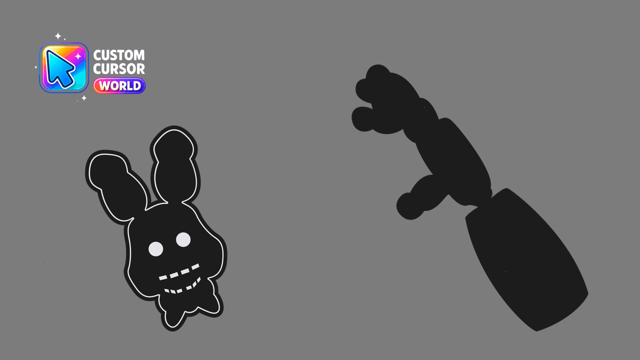 Cursor pack preview: Shadow Bonnie Custom Cursor for Chrome and Edge