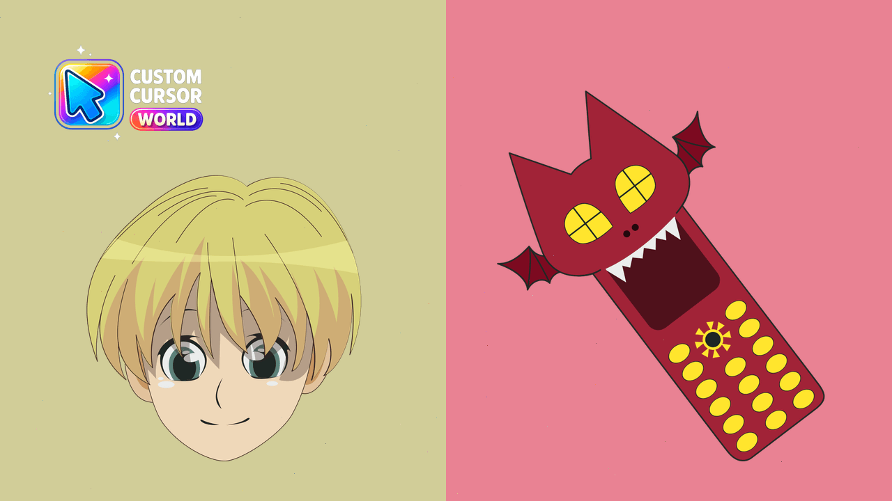 Shalnark Cursor Pack - Custom cursor pack preview image showing 2 cursors
