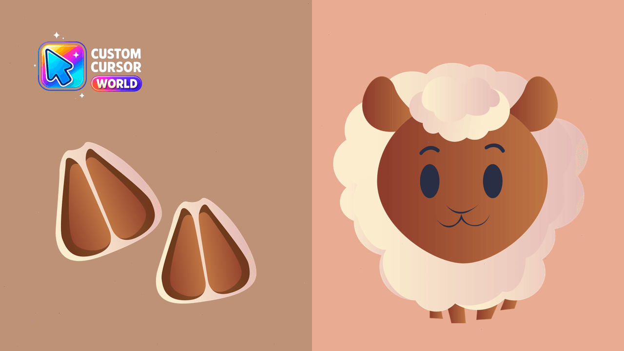 Cursor pack preview: Sheep Cursor Pack