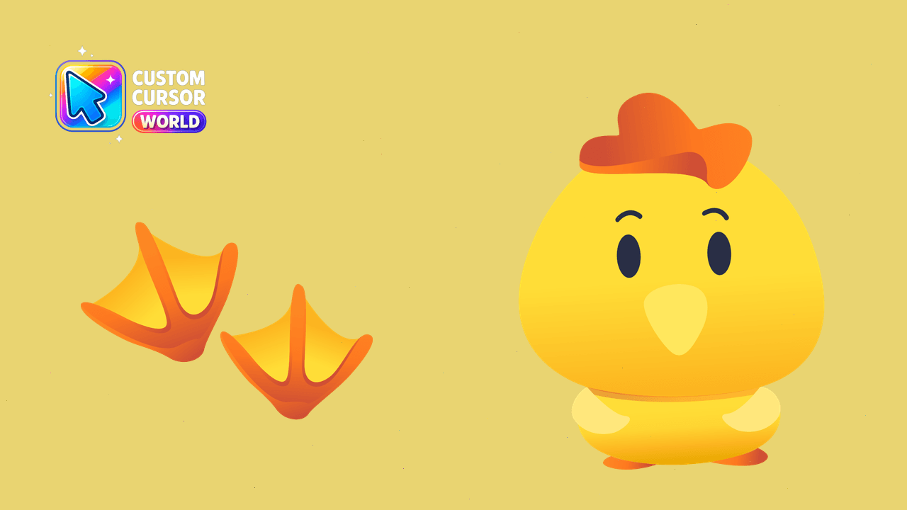 Cursor pack preview: Yellow Chick Cursor Pack