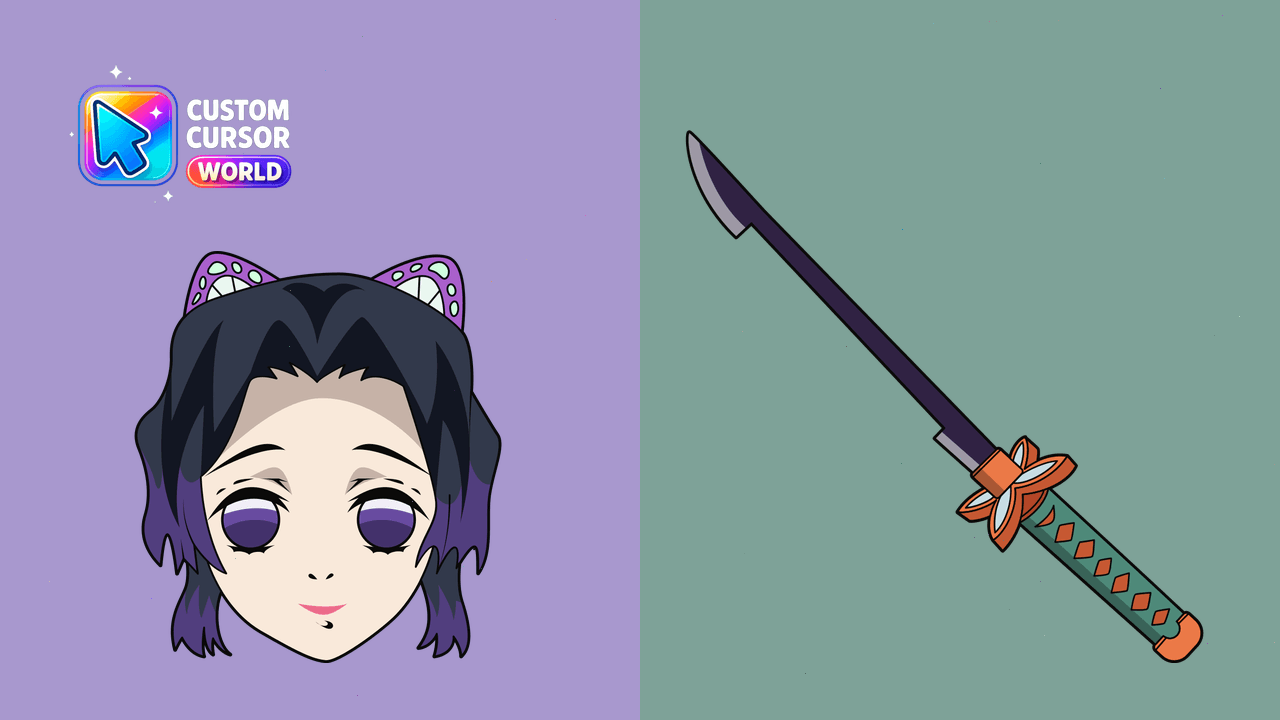 Cursor pack preview: Custom Shinobu Cursor Pack
