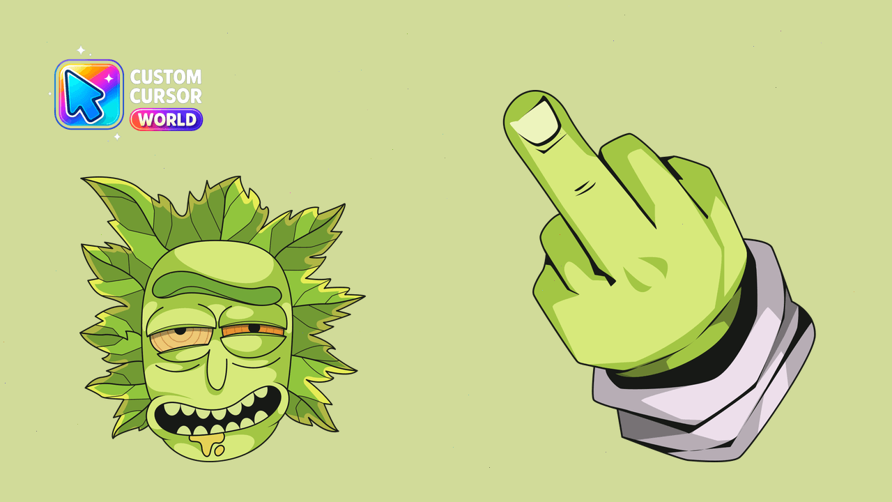 Cursor pack preview: Custom Rick Cursor Pack - Halloween Edition