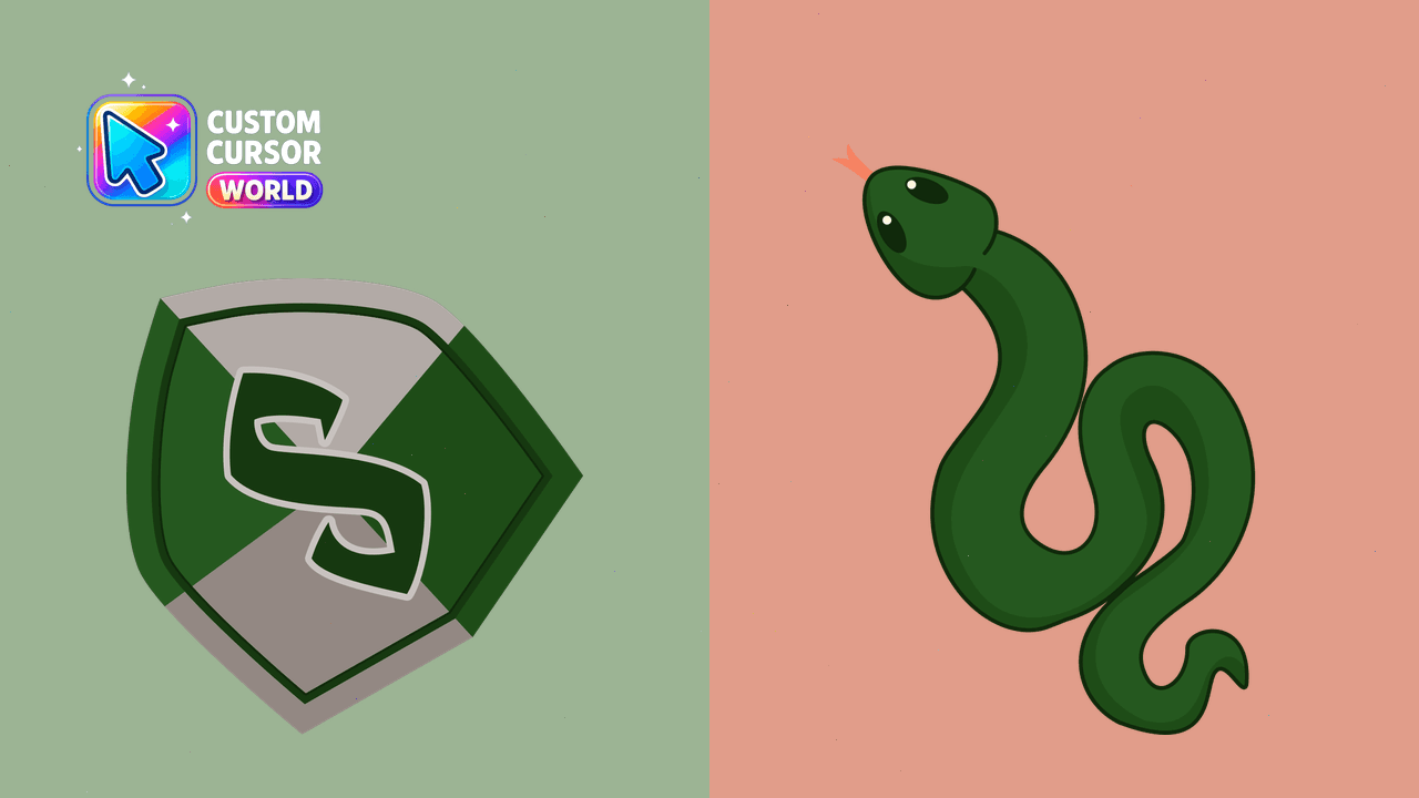 Cursor pack preview: Slytherin Custom Cursor Pack