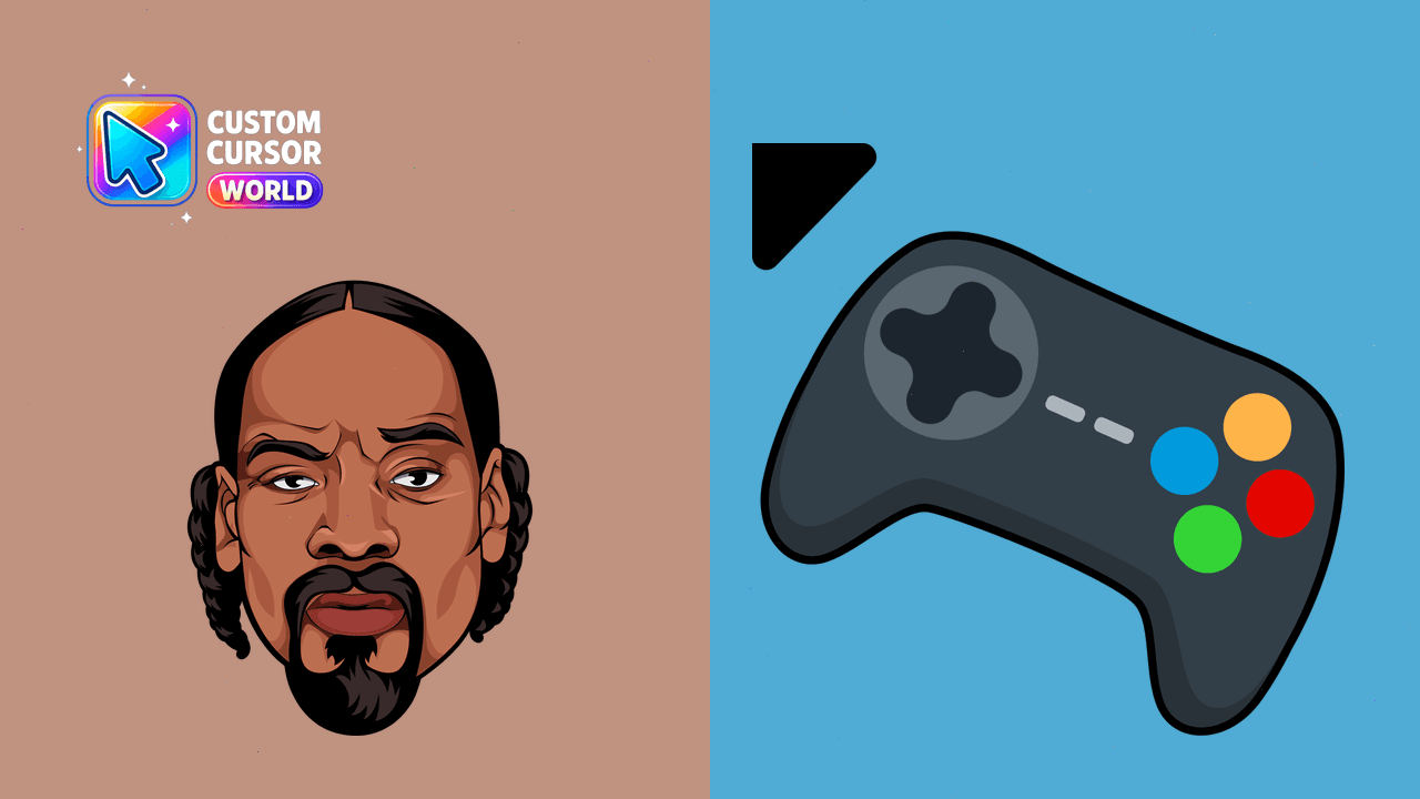 Cursor pack preview: Custom Snoop Dogg Cursor Pack for Browsers