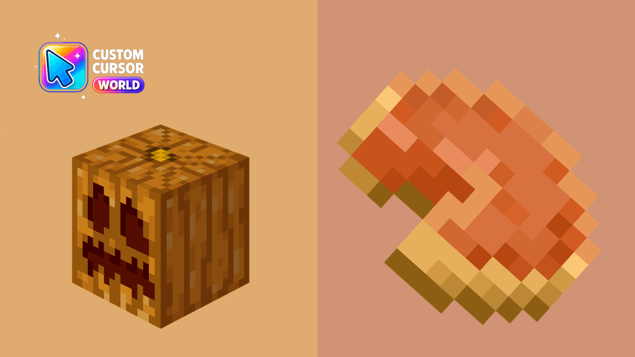 Cursor pack preview: Custom Cursor Pack - Snow Golem from Minecraft