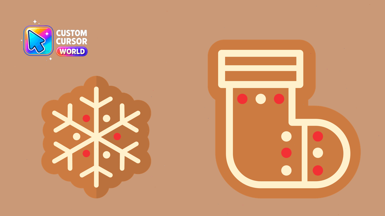 Cursor pack preview: Sweet Snowflake Cursor Pack for Chrome