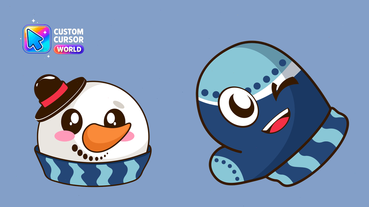 Cursor pack preview: Festive Custom Cursor Pack for Chrome and Edge