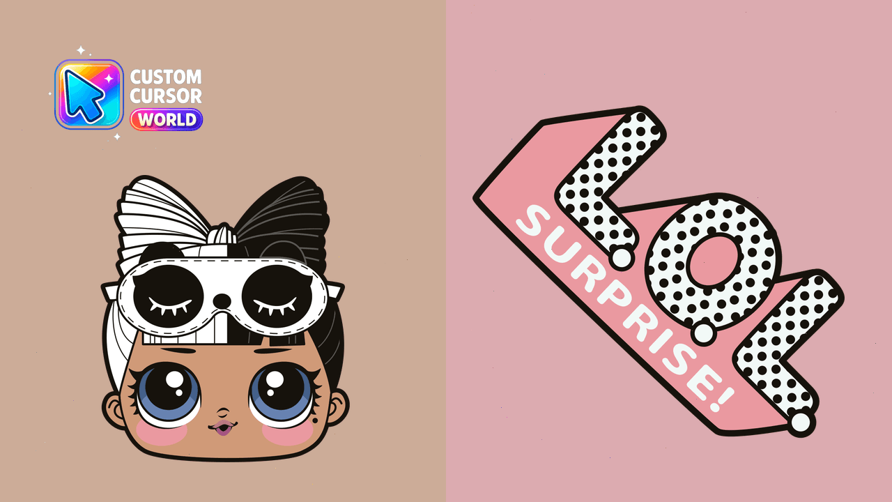 Snuggle Babe Custom Cursor Pack - Custom cursor pack preview image showing 2 cursors