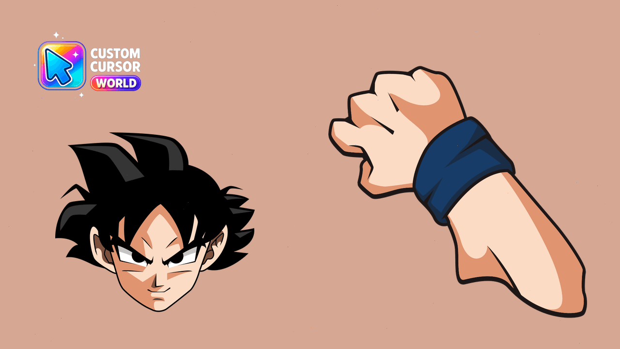Cursor pack preview: Son Goku Custom Cursor Pack