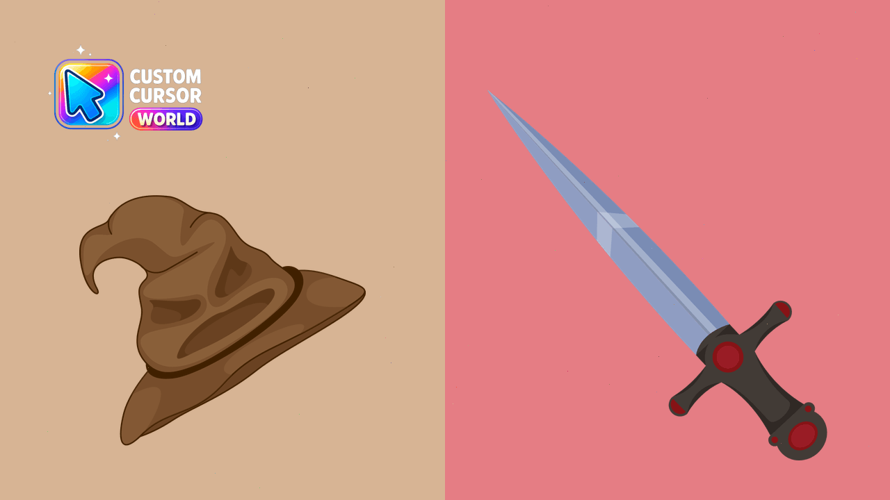 Cursor pack preview: Gryffindor Cursor Pack for Chrome and Edge