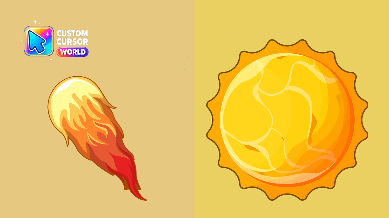 Cursor pack preview: SolarSystem Cursor Pack