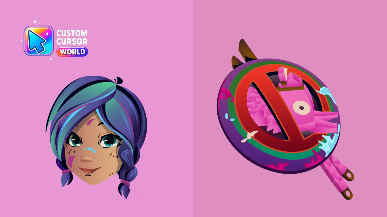 Cursor pack preview: Custom Splatterella Cursor Pack for Windows and Chrome