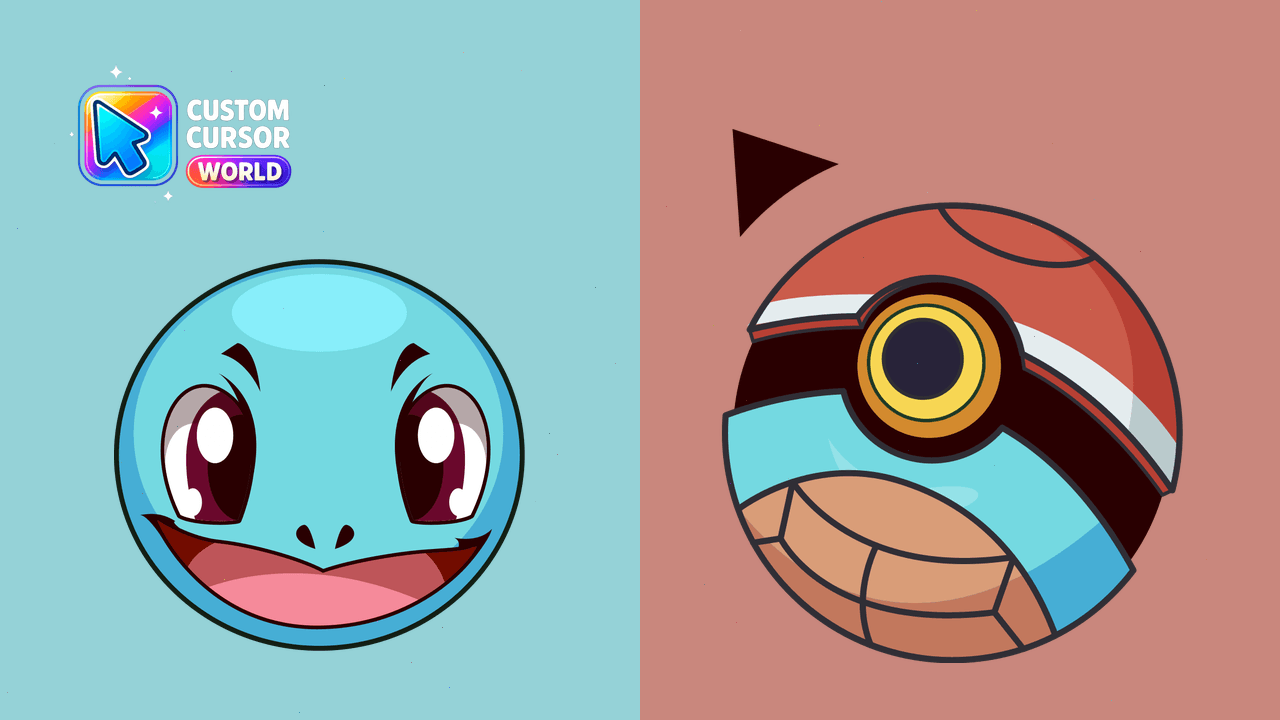 Cursor pack preview: Squirtle Custom Cursor Pack