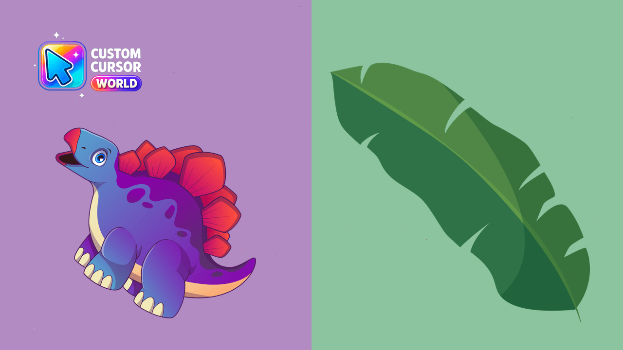 Cursor pack preview: Stegosaurus Cursor Pack
